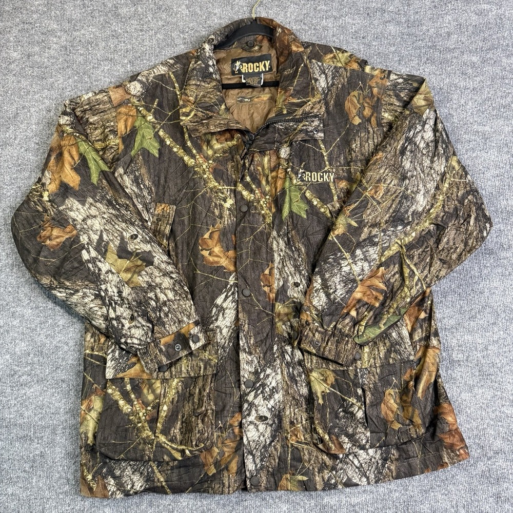 Rocky Realtree Camo Jacket Mens XXL ProHunter Fleece Coat Hunting Mossy Oak